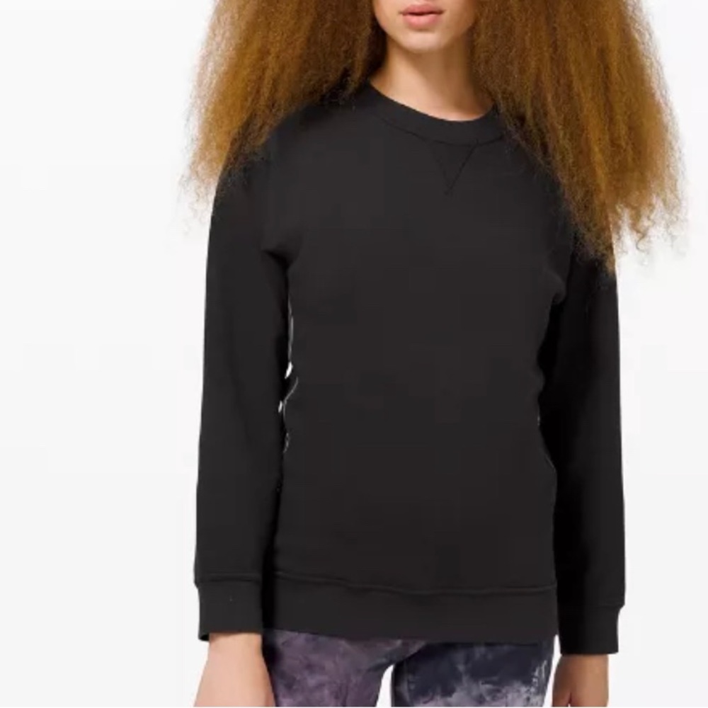 lululemon All Yours Crew Black Size 6 NWT